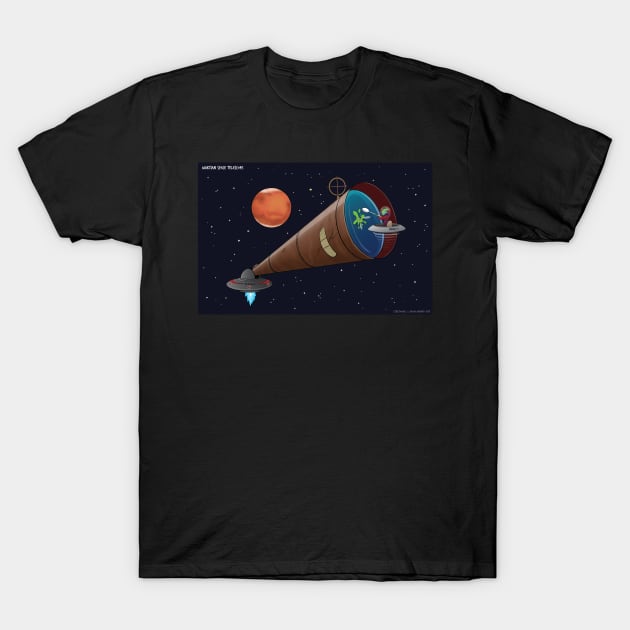 Martian Space Telescope T-Shirt by StarToons